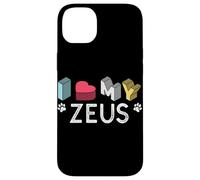 Zeus Nom personnalisé pour Chien Zeus Coque pour iPhone 14 Plus