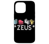 Zeus Nom personnalisé pour Chien Zeus Coque pour iPhone 14 Pro Max