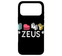 Zeus Nom personnalisé pour Chien Zeus Coque pour iPhone 17 Pro Max