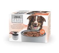 Zeus Oasis Gamelle lestée pour Chien Gris Clair Taille L
