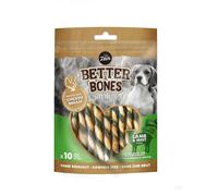 ZEUS-Os à mâcher pour chien agneau et menthe Zeus Better Bones WrapTwist - x 10