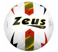 Zeus Pallone Hybrid Ballon de foot blanc/rouge Taille:5