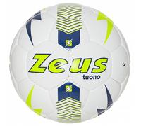 Zeus Pallone Tuono Ballon de foot blanc jaune Taille : 3