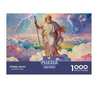 Zeus, Puzzle De 1000 Pièces, Exercice Mental Amusant Et Détente, Idéal pour Cadre Décoratif, pour 12 Ans Et Plus, Mythological Figure, 70x50cm/1000pcs