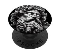 Zeus Roi des Dieux Mythologie grecque PopSockets PopGrip Adhésif