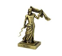 Zeus Statue Mythologie Dieu gréco-romain Sculpture faite à la main 20 cm