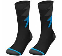 Zeus Thunder longues chaussettes d'entraînement spéciales noires royal blue 43-46