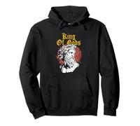 Zeus Thunderbolts King of Gods Mythologie Grecque Vintage Sweat à Capuche