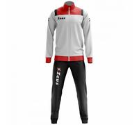 Zeus Tuta Relax Vesuvio Hommes Survêtement Blanc Rouge M