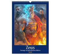 Zeus - Umringt von griechischen Göttern (Wandkalender 2026 DIN A3 hoch), CALVENDO Monatskalender: Die griechischen Götter des Olymp