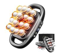 Zevessa Massager - Reliefwave Pro 3，16 Head Massage Gun Deep Tissue,Vibrating 16 Head Body Massagers for Muscle Pain Relief，Legs Waist Back Buttocks Whole Body，Long Battery ReliefWave Massager (Black)