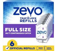 Zevo Lot de 6 cartouches de rechange pour piège à insectes volants