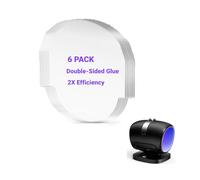 ZEVQI POWER Recharges pour piège à insectes volants, sans appareil, 6 cartes adhésives, uniquement pour pièges, blanc