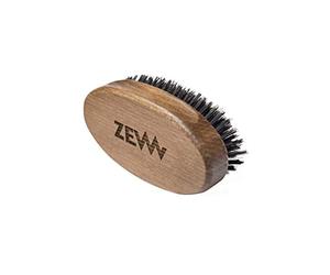 Zew For Men, The Bearded Man’s Brush, Natural & Durable Materials, Structures Beard Shape, Boar Bristles
