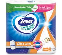 Zewa Essuyage et nettoyage extra long hygiénique et durable 2x72 feuilles