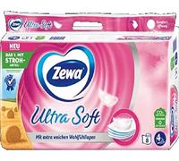 Zewa Papier toilette ultra doux avec paille, 4 plis, blanc, 8 x 150 feuilles