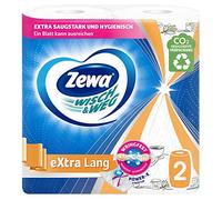 Zewa Wisch & Weg Zewa Wisch & Weg Rouleau de Cuisine eXtra Long avec Design, 2 Rouleaux de 72 Feuilles Chacun