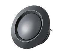 Zewool Grille d'aération Ronde Noire 75 mm, en Plastique ABS, for Conduit Rond, for Salle de Bain, Mur, Plafond(100mm)