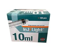 Zewool SERINGUES RAYS sans aiguille 10 ml cône Luer lock