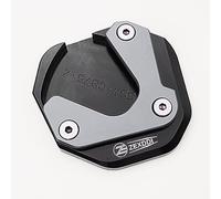 ZEXDDI Moto CNC Ajustement pour Hon-da X-ADV XADV 750 NC750X NC750 X Hornet CB750 Transalp XL750 Support Latéral Extension Pad Béquille Pied Agrandisseur Plaque (Gris)