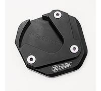 ZEXDDI Moto CNC Ajustement pour Hon-da X-ADV XADV 750 NC750X NC750 X Hornet CB750 Transalp XL750 Support Latéral Extension Pad Béquille Pied Agrandisseur Plaque (Noir)