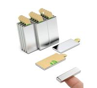 ZEXIJOW 16 Pièces Aimant Autocollant Puissant 30x10x1mm,Aimants Adhésifs Neodymium,Aimant plat Aimantés par Paire,Rectangular Neodymium Bar Magnets pour Tableau Blanc,Réfrigérateur,Artisanat,Photos