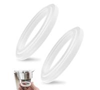 ZEXIJOW 2 Pièces Joint Silicone Delonghi EC680 EC685 EC820 EC850 EC860, Anneau Étanchéité Machine Café, Résistant Chaleur Qualité Alimentaire, Joints Rechange Expresso