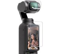 ZEXIJOW Protection Ecran pour DJI Osmo Pocket 3 LCD + Objectif Verre Trempé 【2+2 pièces】,Vitre Protecteur 0,3mm Dureté 9H Anti-Rayure Anti-Trace Anti-Bulle,Haute sensibilité,Verre de Protection