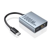 ZEXMTE Adaptateur Ethernet 1000 Mbps pour Fire TV Stick, Adaptateur Ethernet Gigabit Micro USB vers RJ45 Compatible avec Fire TV Stick 4K/ 4K Max, Chromecast Ultra