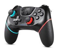 Zexrow Manette Switch sans Fil, Manette Switch pour N- Switch/Switch Lite/Switch OLED/iOS/Android/PS3/Windows, Manette Switch avec One Key Wake Up/Turbo Adjustable/6 Axis Gyro Sensor