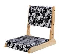 ZEYHOME Coussin de Chaise Tatami,Portable Pliable Chaise Paresseuse sans Jambes avec Dossier, Méditation Chaise pour Balcon de Salon Baie Vitrée(52x43x45cm(20x17x18inch), G)
