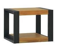 ZEYUAN Armoire de Salle de Bain 45x45x35 cm Bois de Teck Solide,Armoire Salle de Bain,Armoire Salle de Bain Rangement,Meuble de Salle de Bain