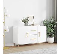 ZEYUAN Buffet Blanc 100x36x60 cm Bois d'ingénierie,Meuble Cuisine Rangement,Buffet Salon,Commode Chambre