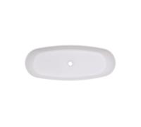 Zeza Arte Vasque à poser - 95x36x14cm - solid surface - blanc mat SW1472195