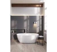 ZEZA Nicky Baignoire îlot - 170x80cm - Acrylique - siphon - blanc brillant SW276845