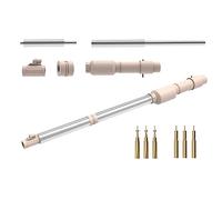 ZEZEFUFU 1 Set Kit de Coquilles de Baril Métal Démonté pour Rye Field Modèle 5066 pour Leopard 2A6 Tank Modèle Échelle 1/35