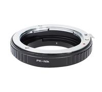 ZEZEFUFU Bague d'adaptation en métal pour objectif Pentax K PK vers monture Nikon F Adaptateur D780/D6/D3500/D850/D7500