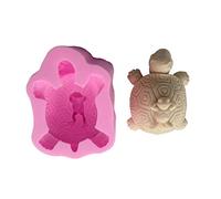 Zezego Silicone Moule, Animal Tortue Grenouille Silicone 3D Moule Moule Gâteau De Gypse Voiture Bougie Affichage Moule Gypse Gâteau Décoration DIY Moule en Silicone
