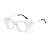 ZEZEZ Lunettes Anti-pollen À Chambre D'humidité for Hommes et Femmes - Lunettes Anti-lumière Bleue, Coupe-vent et Hydratantes for Soulager La Sécheresse Oculaire, Silicone Ultra-souple, Verres Transpa