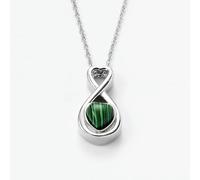 ZEZILE Acier inoxydable amour éternel coeur pendentif crémation urne collier avec pierre de cœur pour les femmes mémorial bijoux cadeau