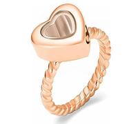ZEZILE Anneaux de crémation pour cendres en verre en forme de coeur urnes bague en acier inoxydable animaux de compagnie humains cendres porte-souvenirs urne bijoux