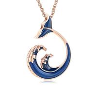 ZEZILE Baleine urne collier pour cendres crémation bijoux en acier inoxydable cendres pendentif souvenir urne commémorative bijoux pour hommes femmes
