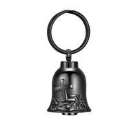 ZEZILE Bell urne crémation porte-clés pour cendres Croix moto Memorial pendentif bijoux souvenir cadeau pour femmes hommes
