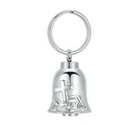 ZEZILE Bell urne crémation porte-clés pour cendres Croix moto Memorial pendentif bijoux souvenir cadeau pour femmes hommes