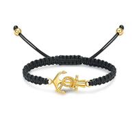 ZEZILE Bijoux de crémation bateau ancre urne Bracelet pour cendres Bracelet souvenir de corde tressée réglable pour hommes femmes bijoux commémoratifs