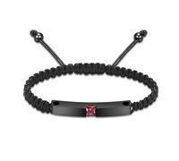 ZEZILE Bijoux de crémation Cube de cristal Urne Bracelet pour cendres en acier inoxydable Souvenir Mémorial réglable Cendres Bracelet pour femmes hommes