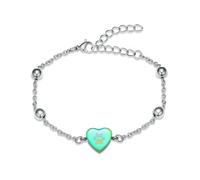 ZEZILE Bijoux de crémation de cœur, bracelet d’urne à empreintes de pattes pour cendres, bracelet commémoratif ajustable en acier inoxydable pour hommes, femmes