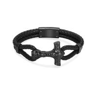 ZEZILE Bijoux de crémation en acier inoxydable avec marteau pour hommes, bracelets commémoratifs pour conserver des cendres cadeaux