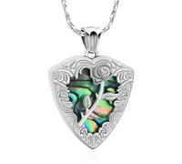 ZEZILE Bijoux de crémation en fleur de rose pour cendres collier d’urne pour femmes hommes bijoux souvenirs pour porte-cendres