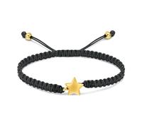 ZEZILE Bijoux de crémation étoile Bracelet urne en acier inoxydable pour cendres Réglable corde tressée souvenir Urne Bracelet pour femmes hommes
